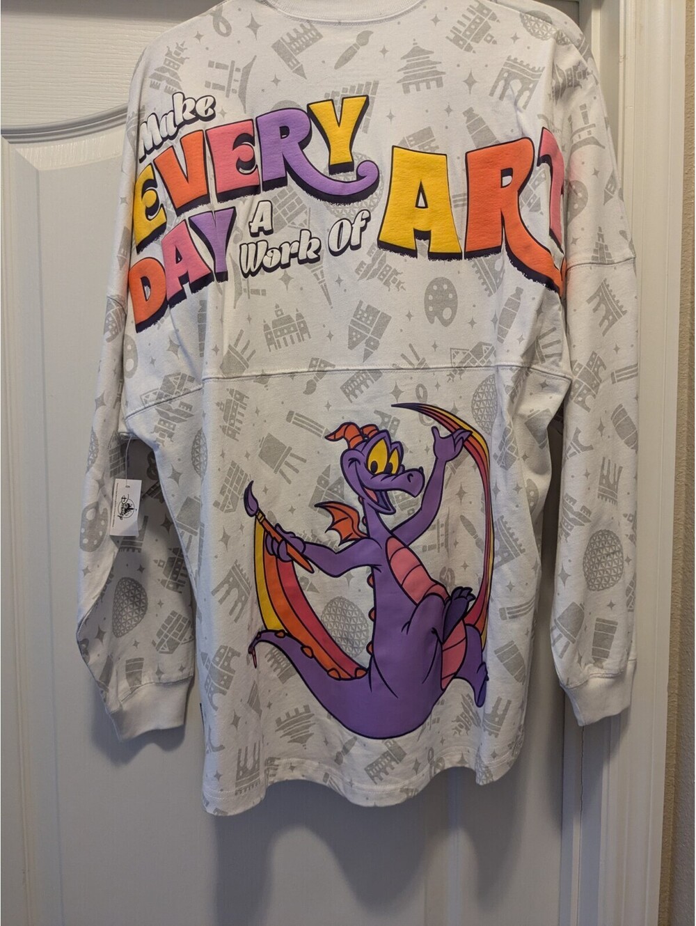 NWT 2024 Disney Parks EPCOT Festival Of The Arts Figment Spirit Jersey Adult M
